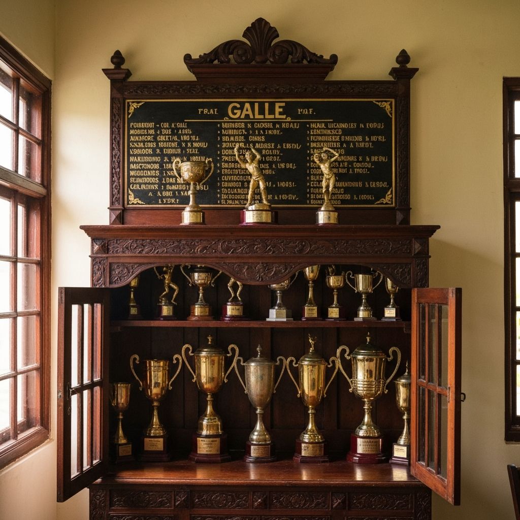 Galle Cricket Club Trophy Cabinet